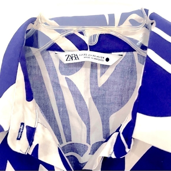 ZARA Mini Shirt Dress - Picture 8 of 13